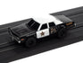Auto World Xtraction R36 Blues Brothers - Blues Mobile 1974 Dodge Monaco HO Scale Slot Car