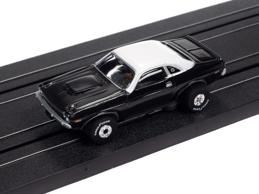 Auto World Thunderjet Mr. Norm's Grand Spaulding Dodge - 1970 Dodge Challenger T/A (Black) HO Scale Slot Car