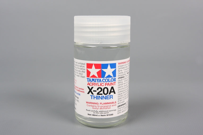Tamiya Acrylic/Poly Thinner X20A 46ml Bottle