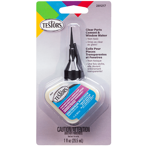Testors Clear Parts Cement and Window Maker, 1oz