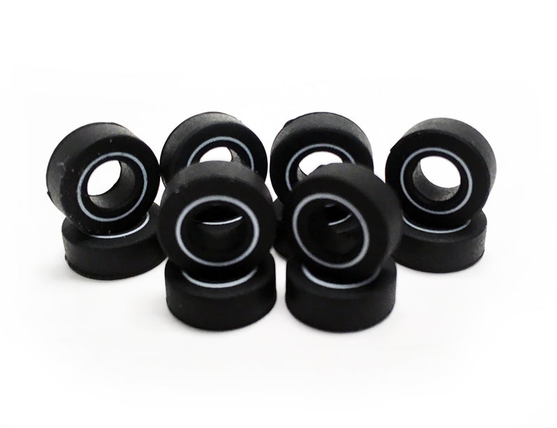 Auto World Thunderjet Slot Car Front Tires (Thin White Wall) (12) HO Scale