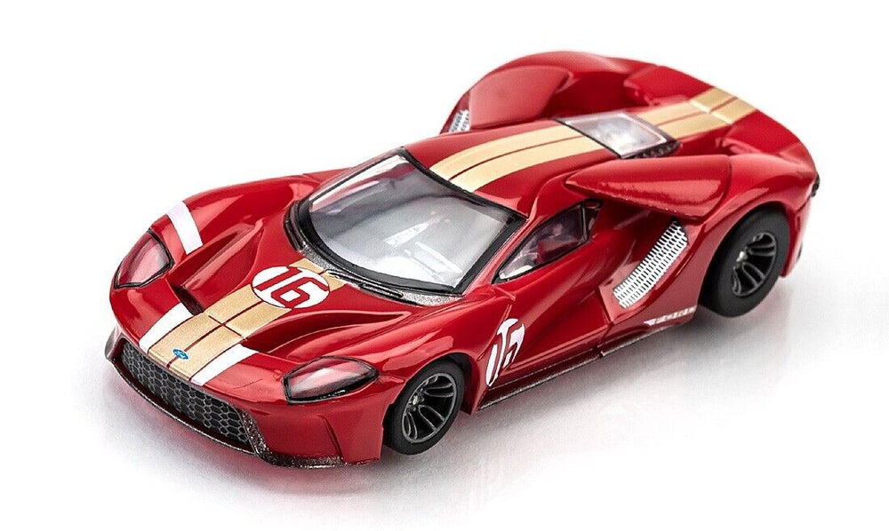 AFX Ford GT Heritage #16 Red HO Scale Slot Car
