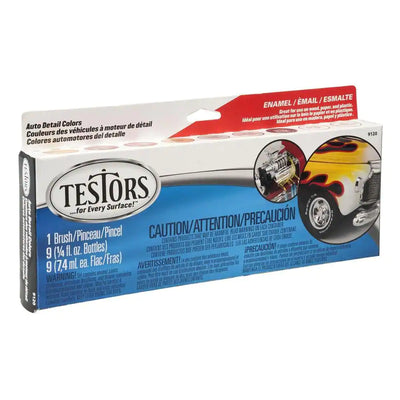 Testors Auto Detail Set (8 Paint Enamel Colors)