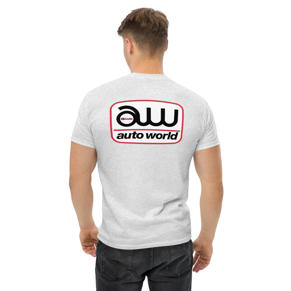 AUTO WORLD LOGO PRINTED T-SHIRT (FRONT AND BACK)