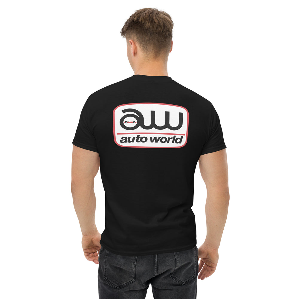 AUTO WORLD LOGO PRINTED T-SHIRT (FRONT AND BACK)