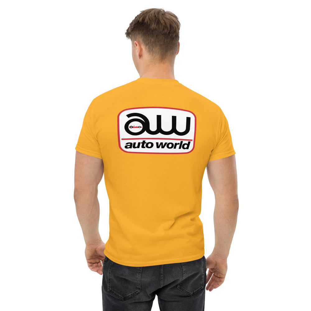 AUTO WORLD LOGO PRINTED T-SHIRT (FRONT AND BACK)