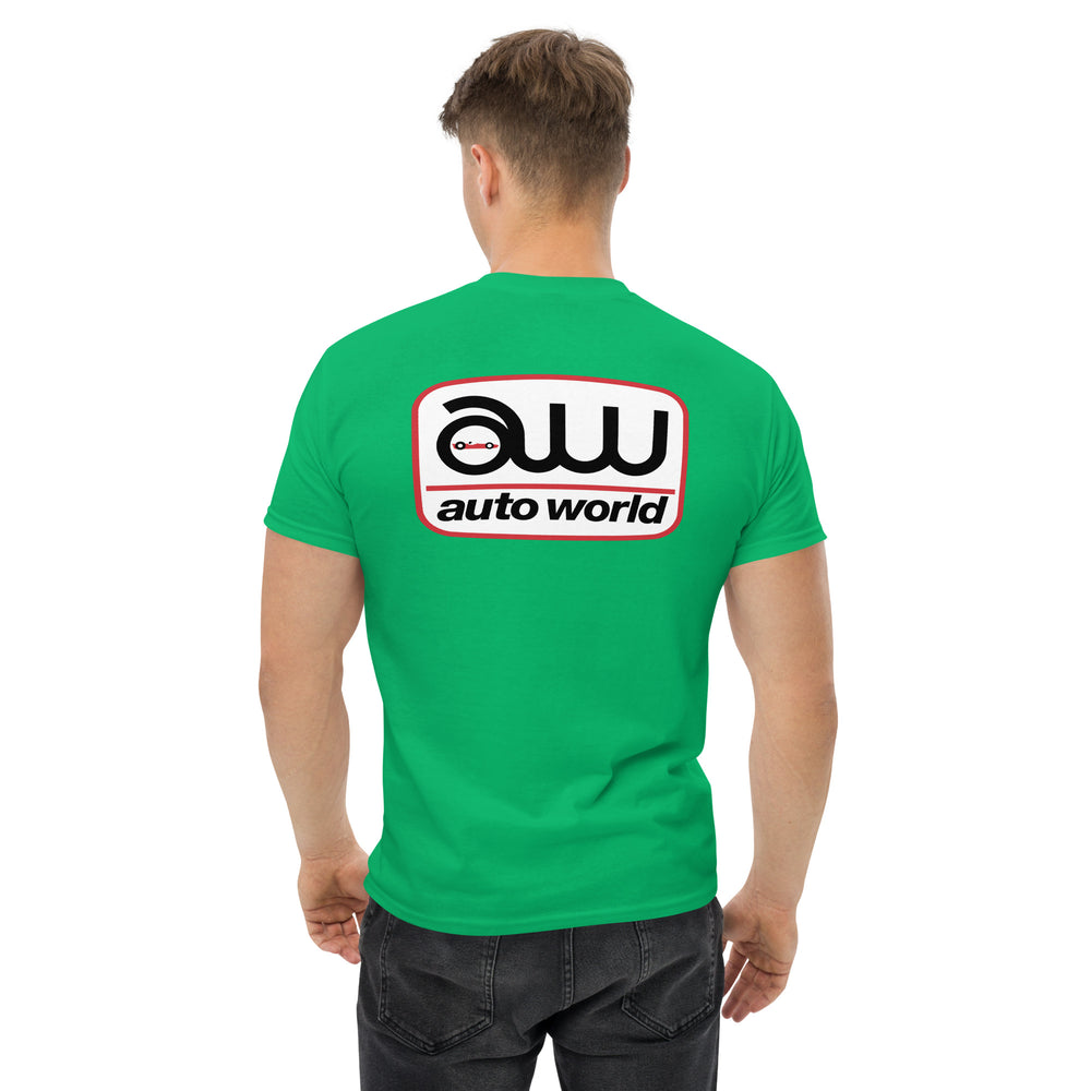 AUTO WORLD LOGO PRINTED T-SHIRT (FRONT AND BACK)
