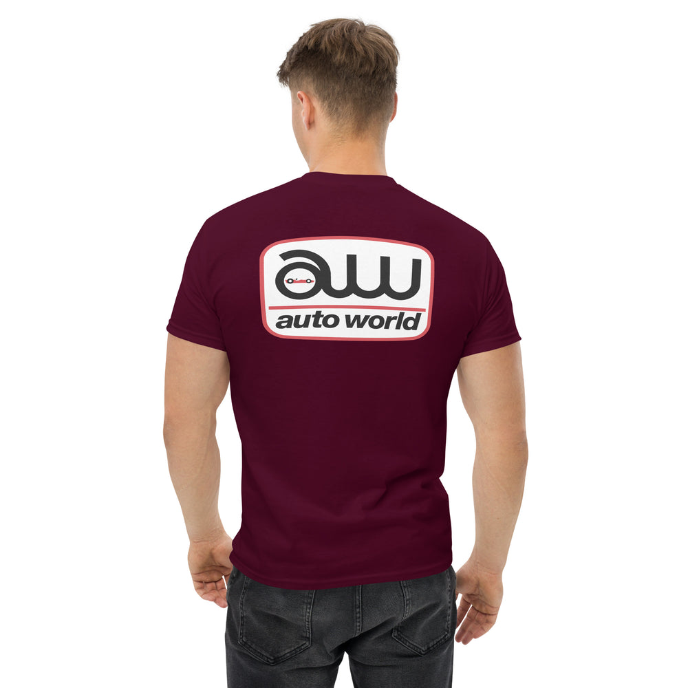 AUTO WORLD LOGO PRINTED T-SHIRT (FRONT AND BACK)