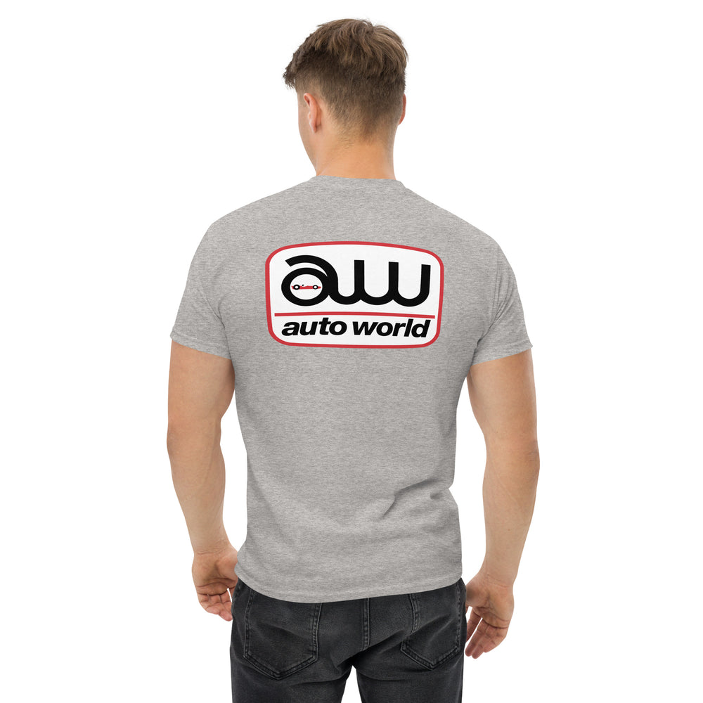 AUTO WORLD LOGO PRINTED T-SHIRT (FRONT AND BACK)