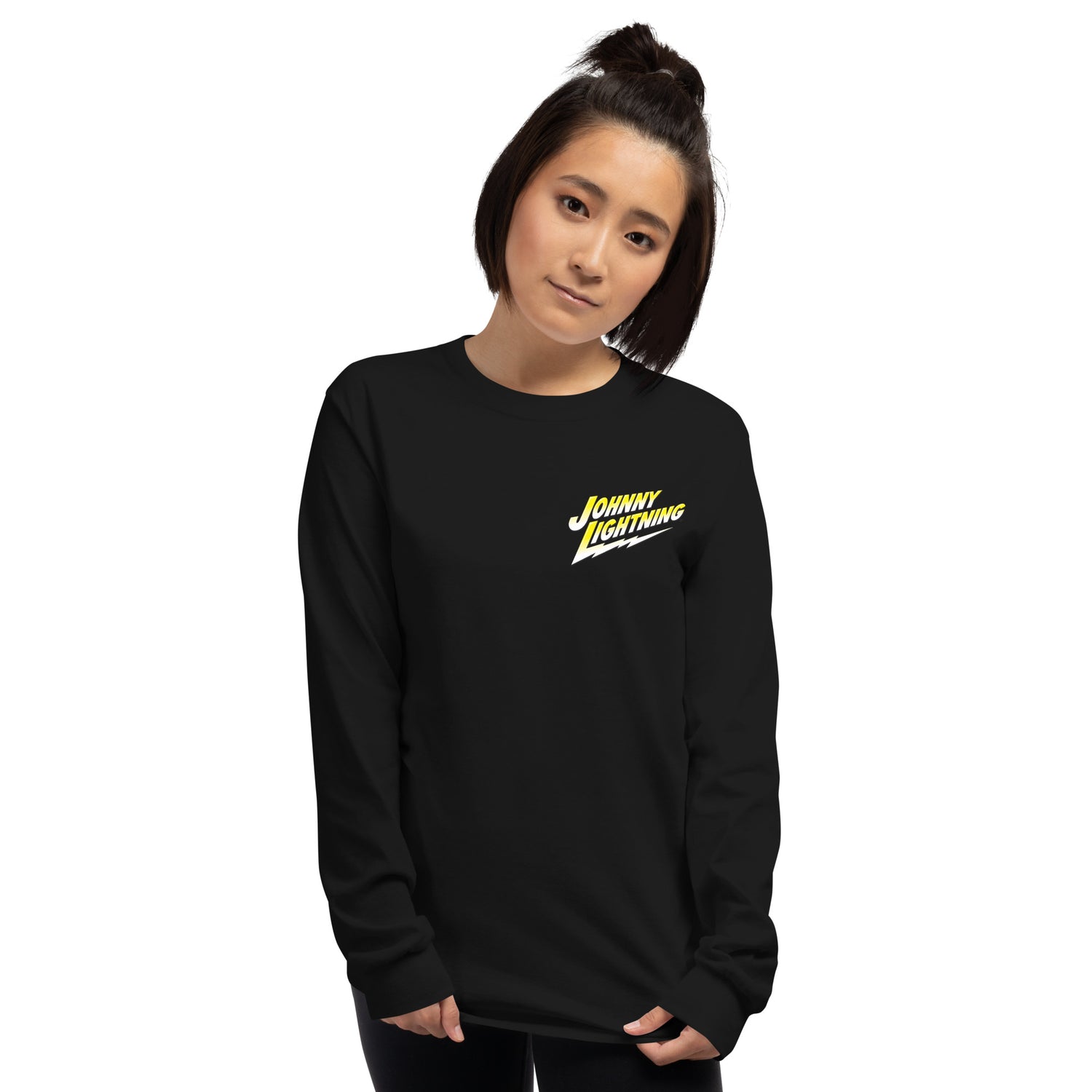 JOHNNY LIGHTNING LOGO PRINTED LONG-SLEEVED T-SHIRT (FRONT)