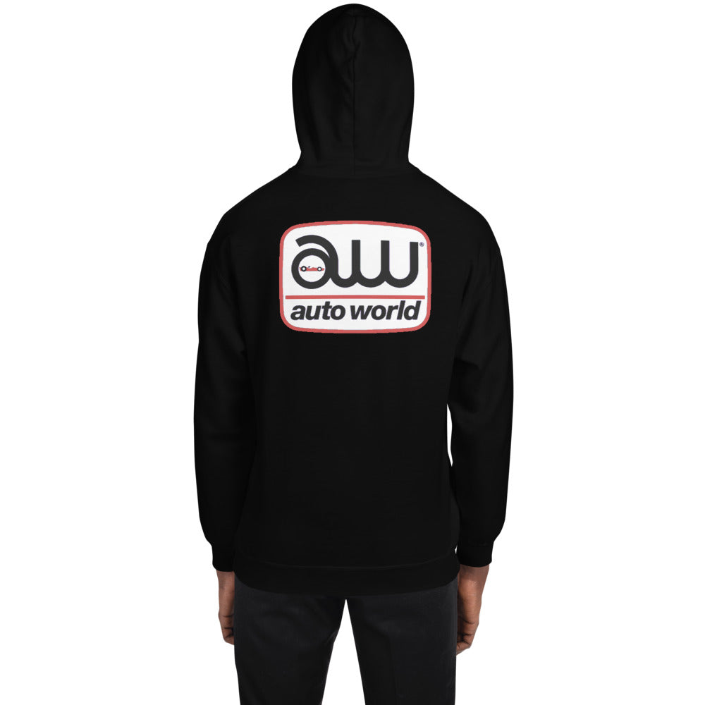 Auto World (Front and Back) Logo Hoodie