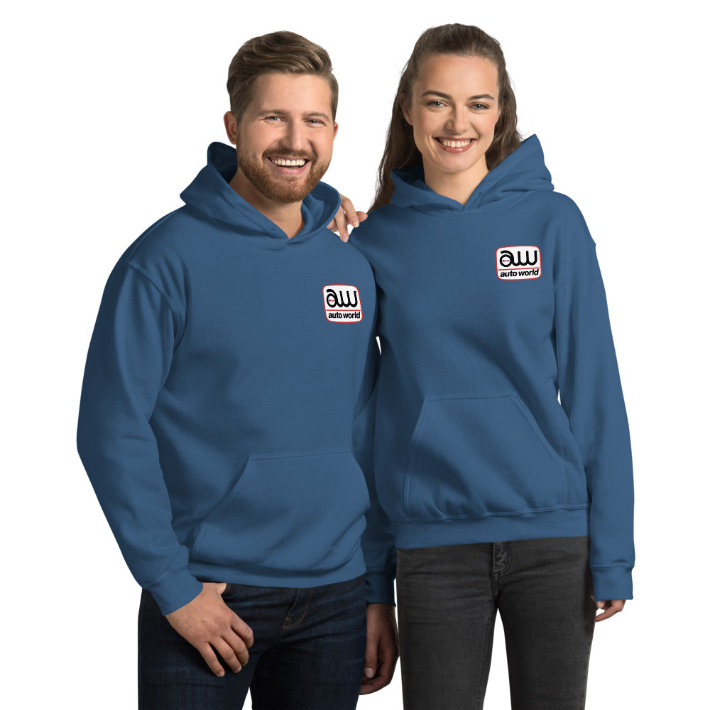 Auto World (Front and Back) Logo Hoodie