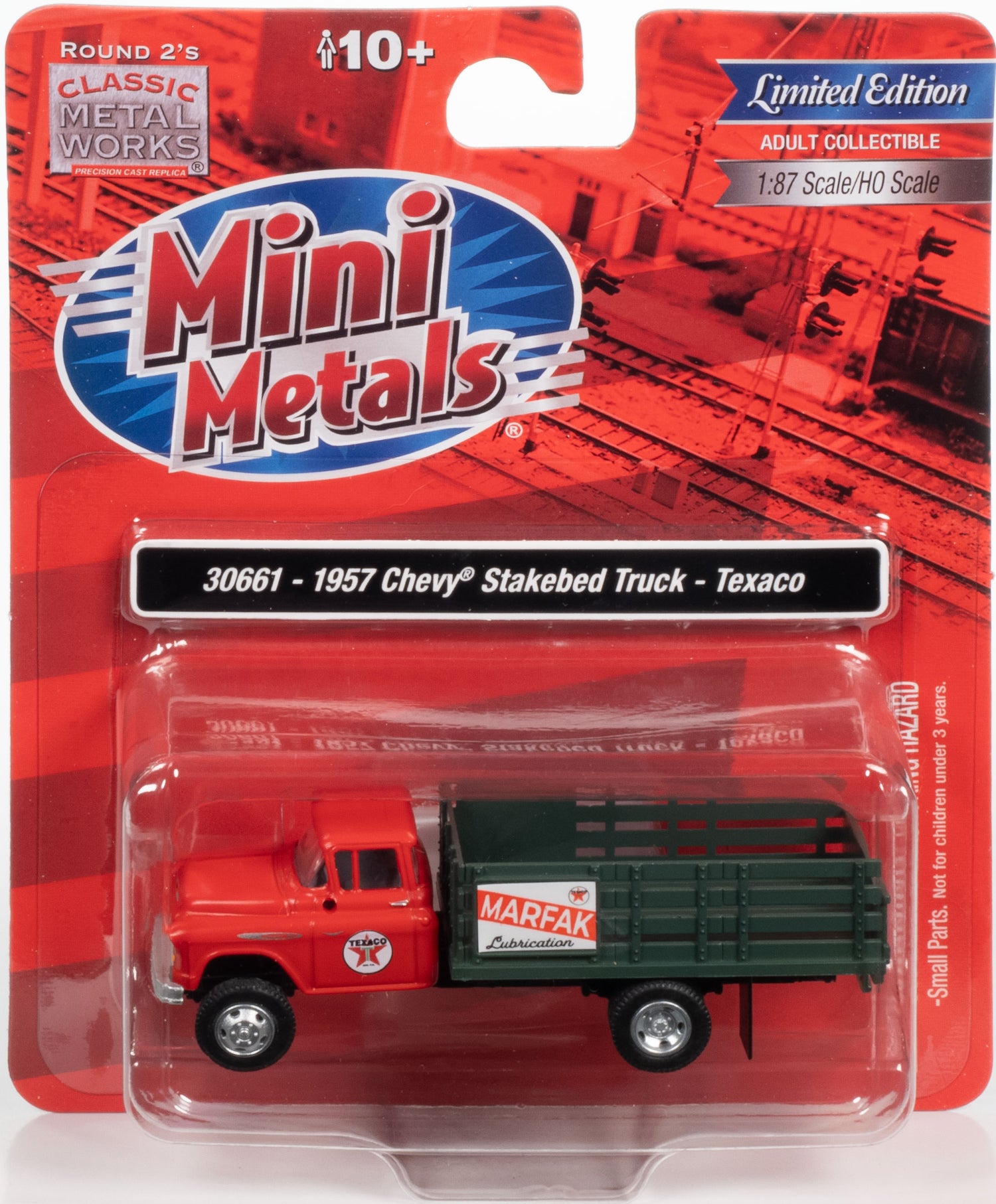 Classic Metal Works 1957 Chevy Stakebed Truck (Texaco) 1:87 HO Scale