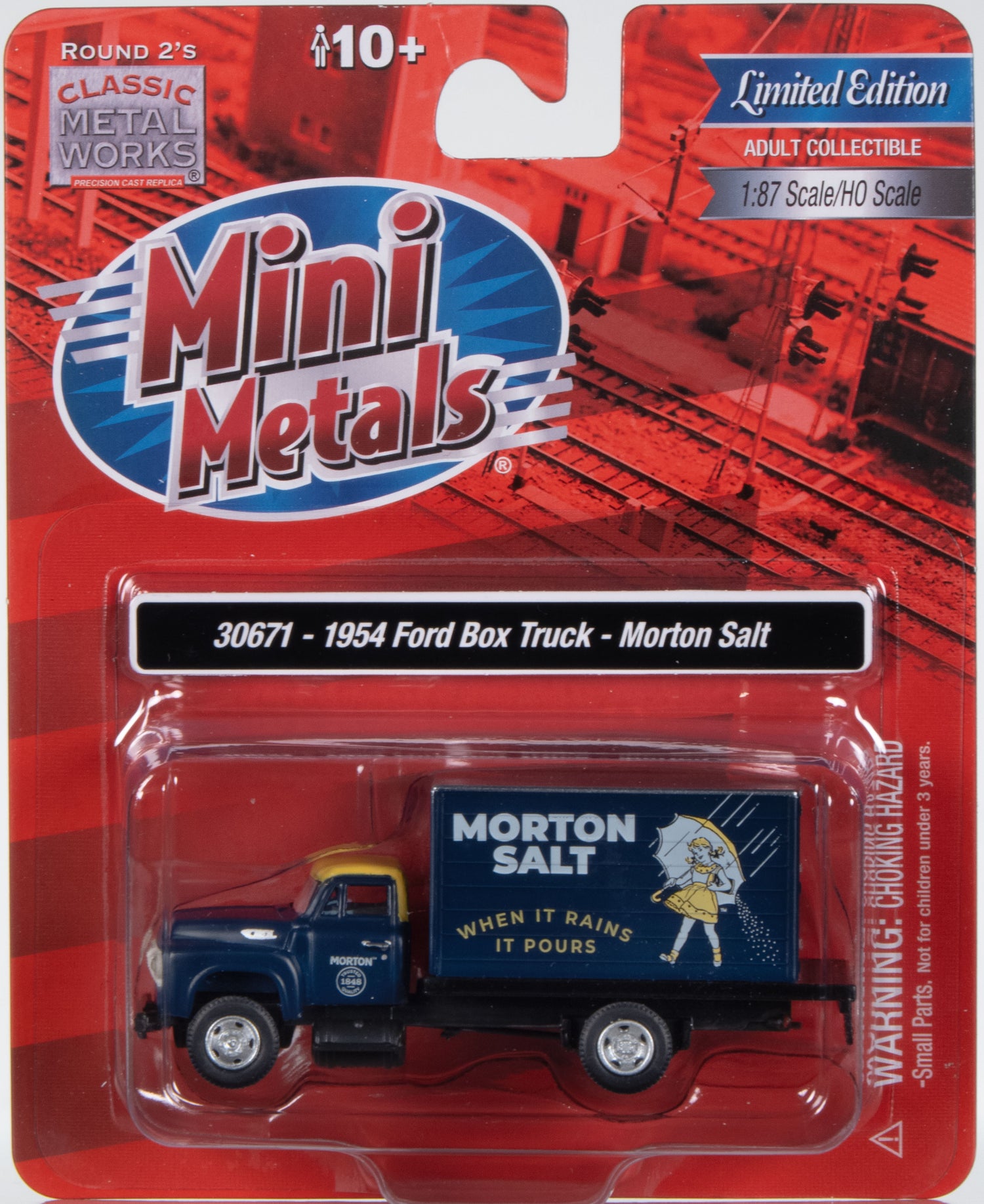 Classic Metal Works 30671 Ho 1954 Ford Box Truck Morton Salt