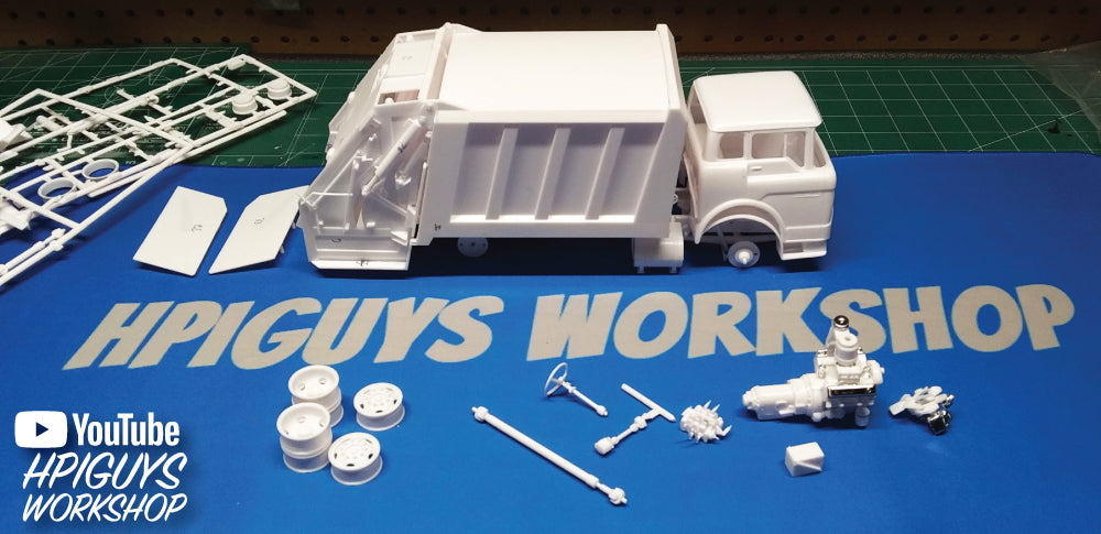 AMT Ford C-900 Gar Wood Load Packer Garbage Truck 1:25 Scale Model Kit