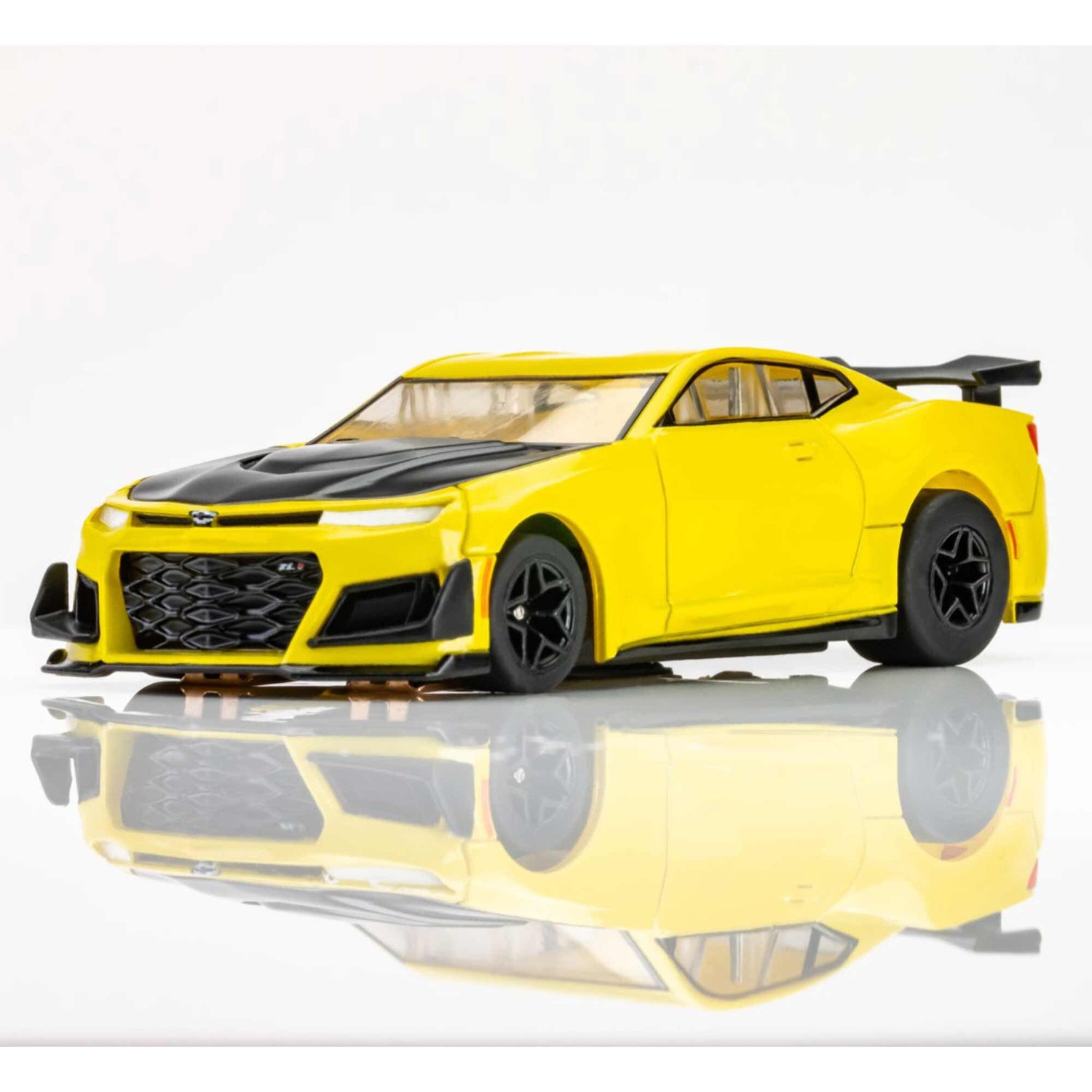 AFX 2021 Camaro 1LE Shock Yellow HO Scale Slot Car