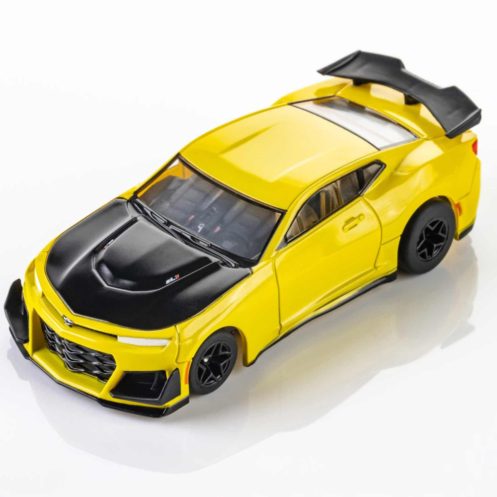 AFX 2021 Camaro 1LE Shock Yellow HO Scale Slot Car