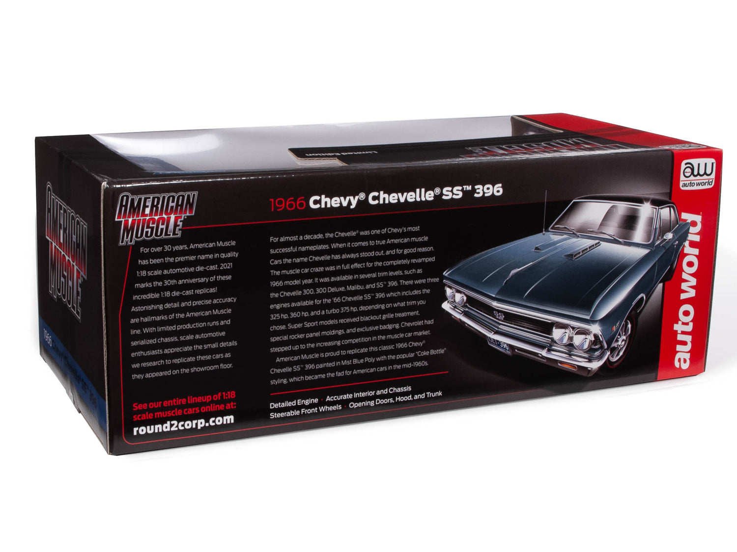 American Muscle 1966 Chevrolet Chevelle SS 396 Hardtop 1:18 Scale Diecast