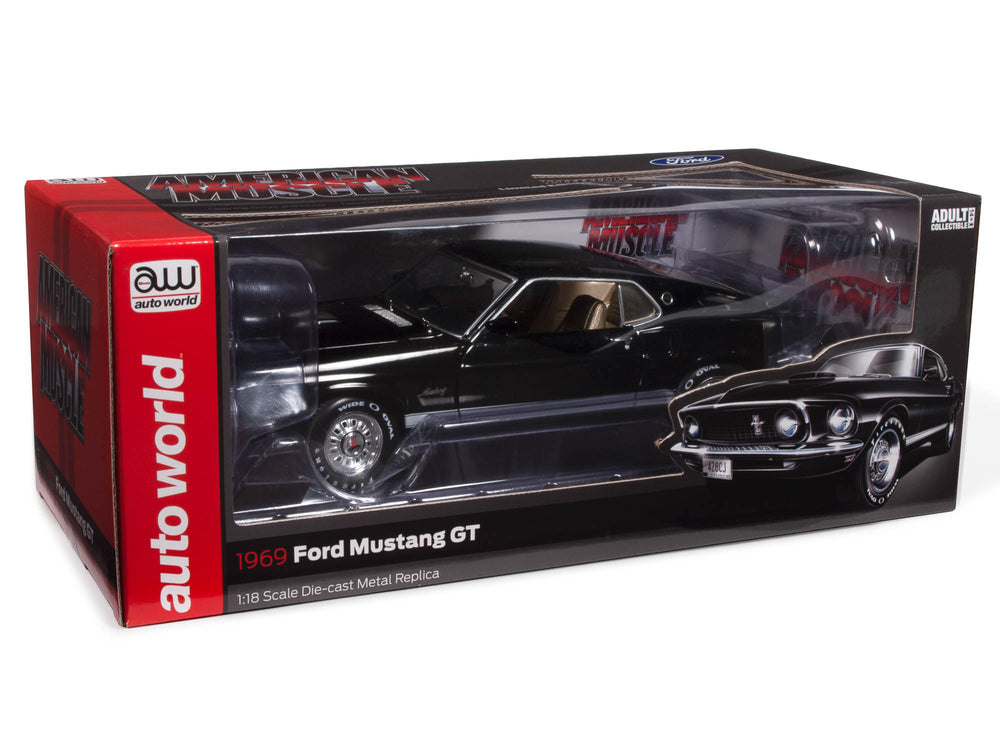 American Muscle 1969 Mustang GT 2+2 1:18 Scale Diecast