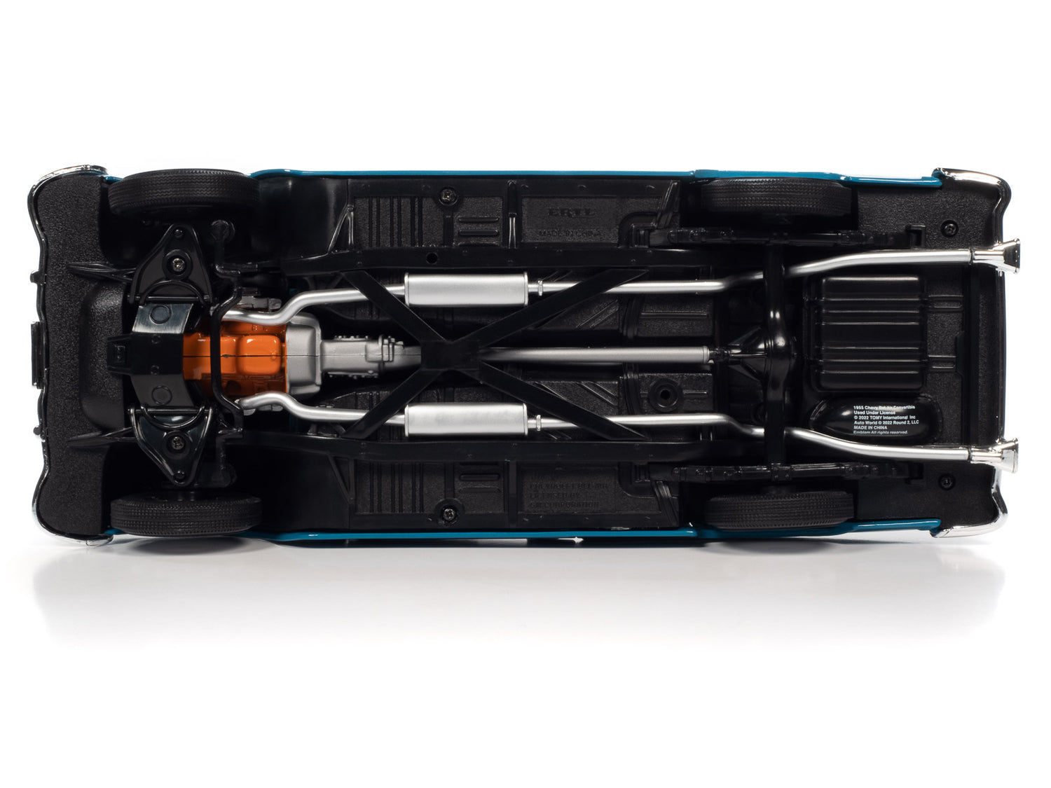 American Muscle 1955 Chevrolet Bel Air Hardtop (Hemmings) 1:18 Scale Diecast - Auto World Store