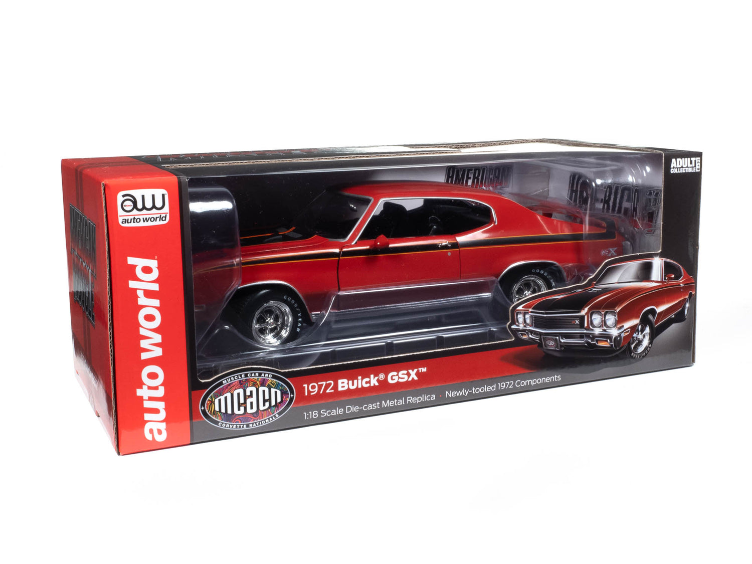 American Muscle 1972 Buick GSX (Class of 1972 & MCACN) 1:18 Scale Diecast