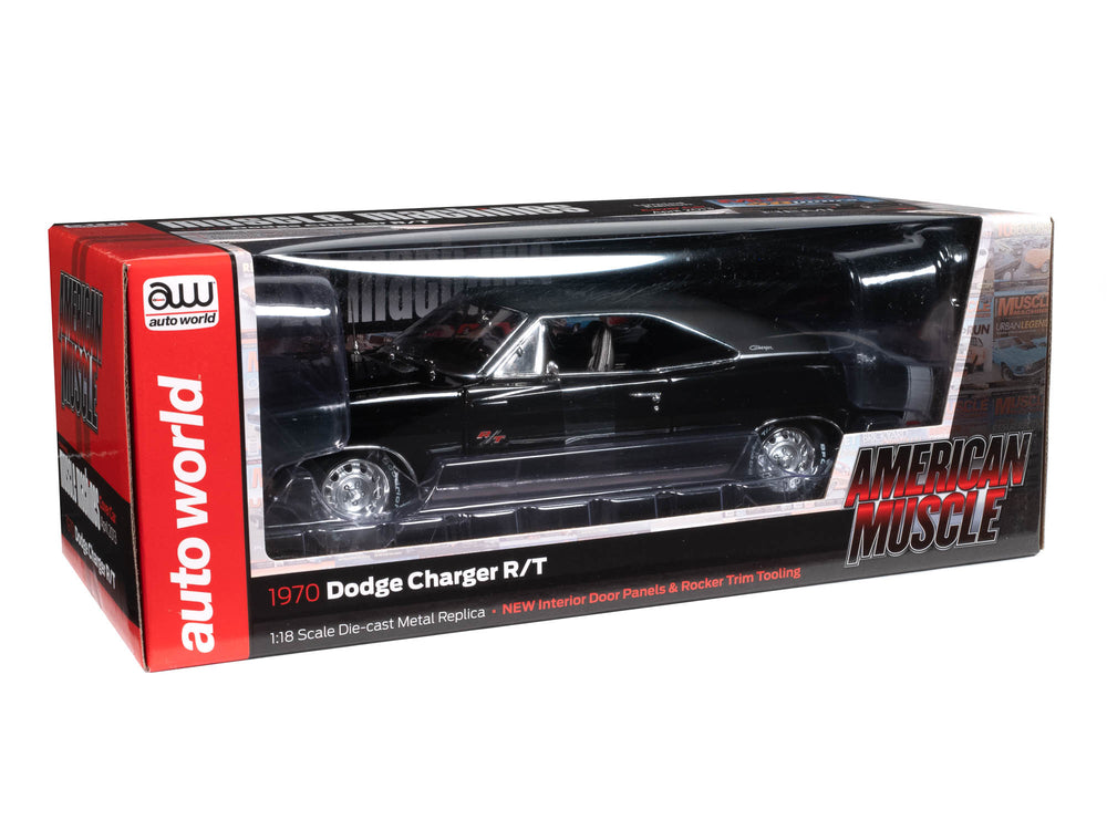 American Muscle 1970 Dodge Charger R/T (Hemmings Muscle Machines) 1:18 Scale Diecast - Auto World Store