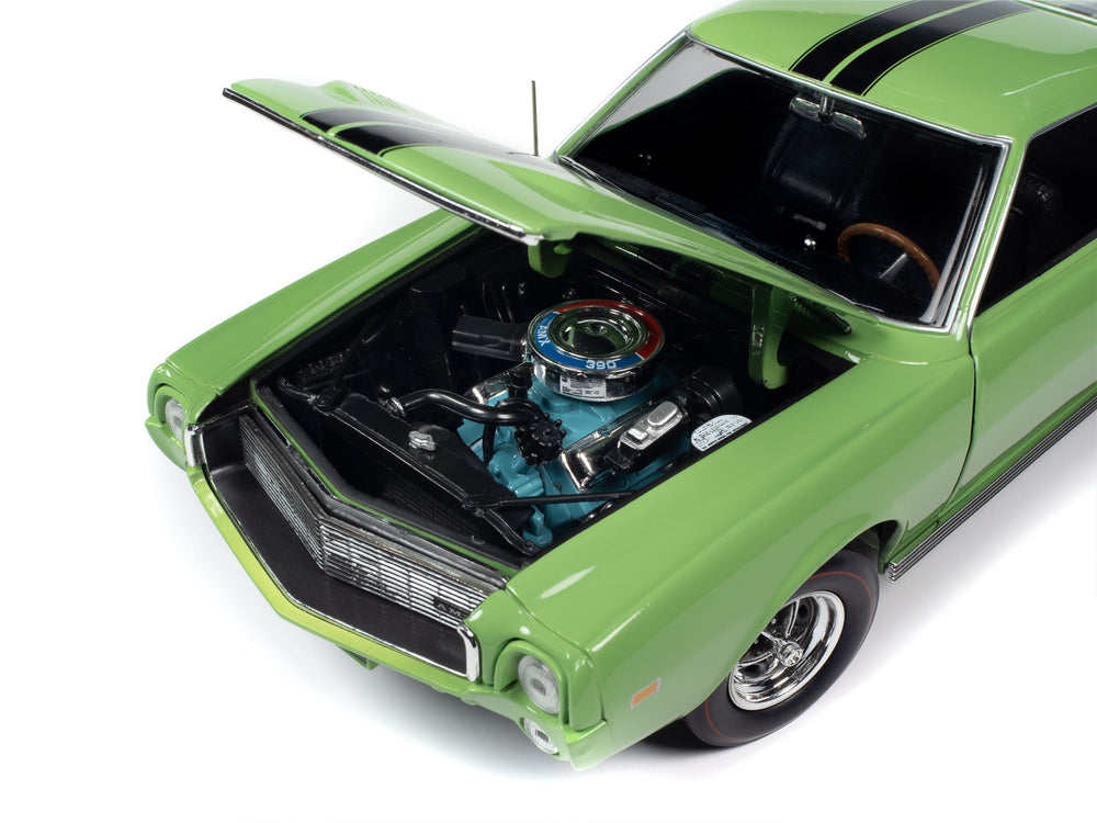 オートワールド 1/18 1969 AMC AMX Auto World NEW '69 AMC AMX Hardtop (LIME GREEN) 1:18 Scale