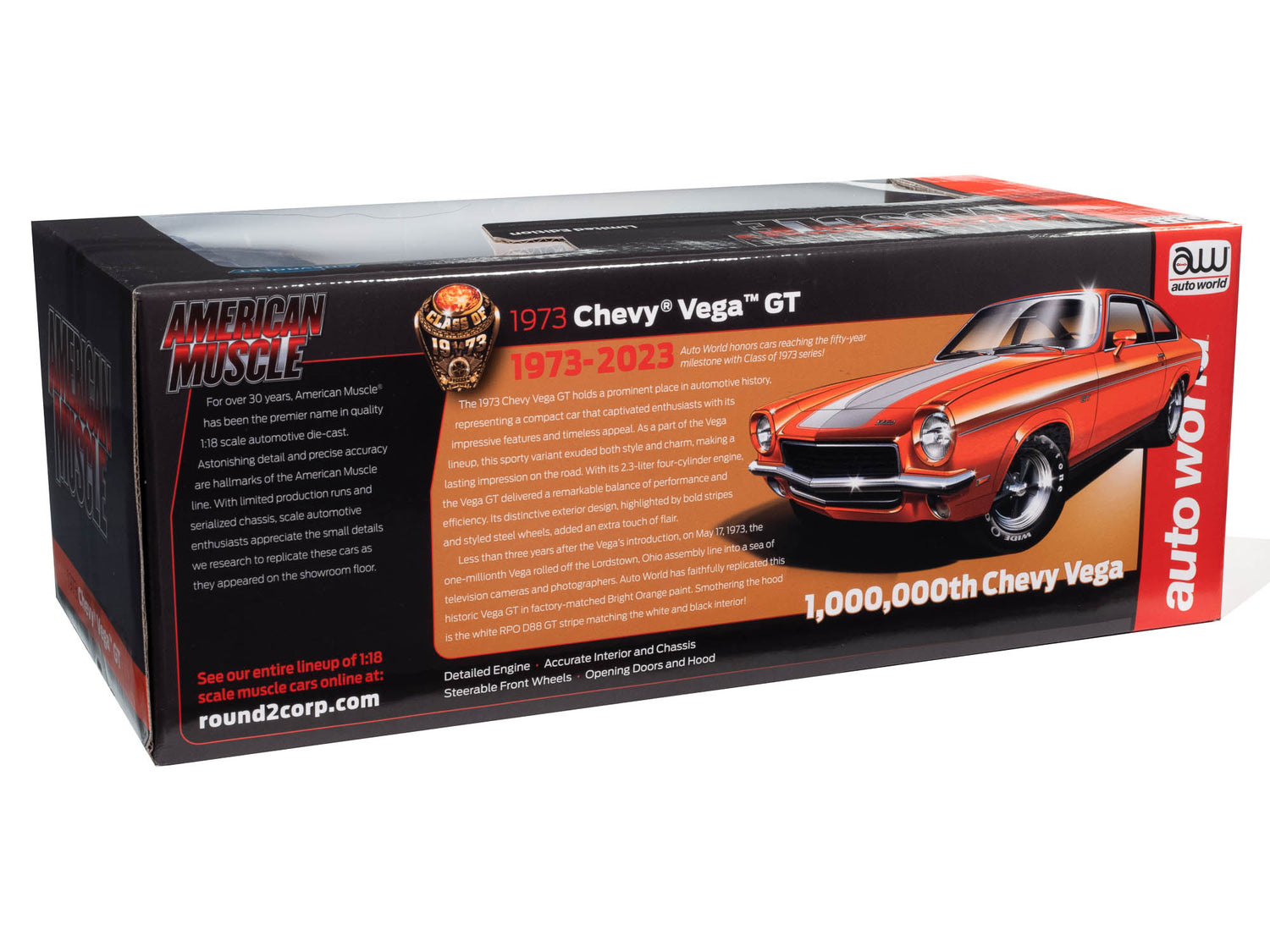 American Muscle 1973 Chevrolet Vega GT (Class of 1973) 1:18 Scale Diecast