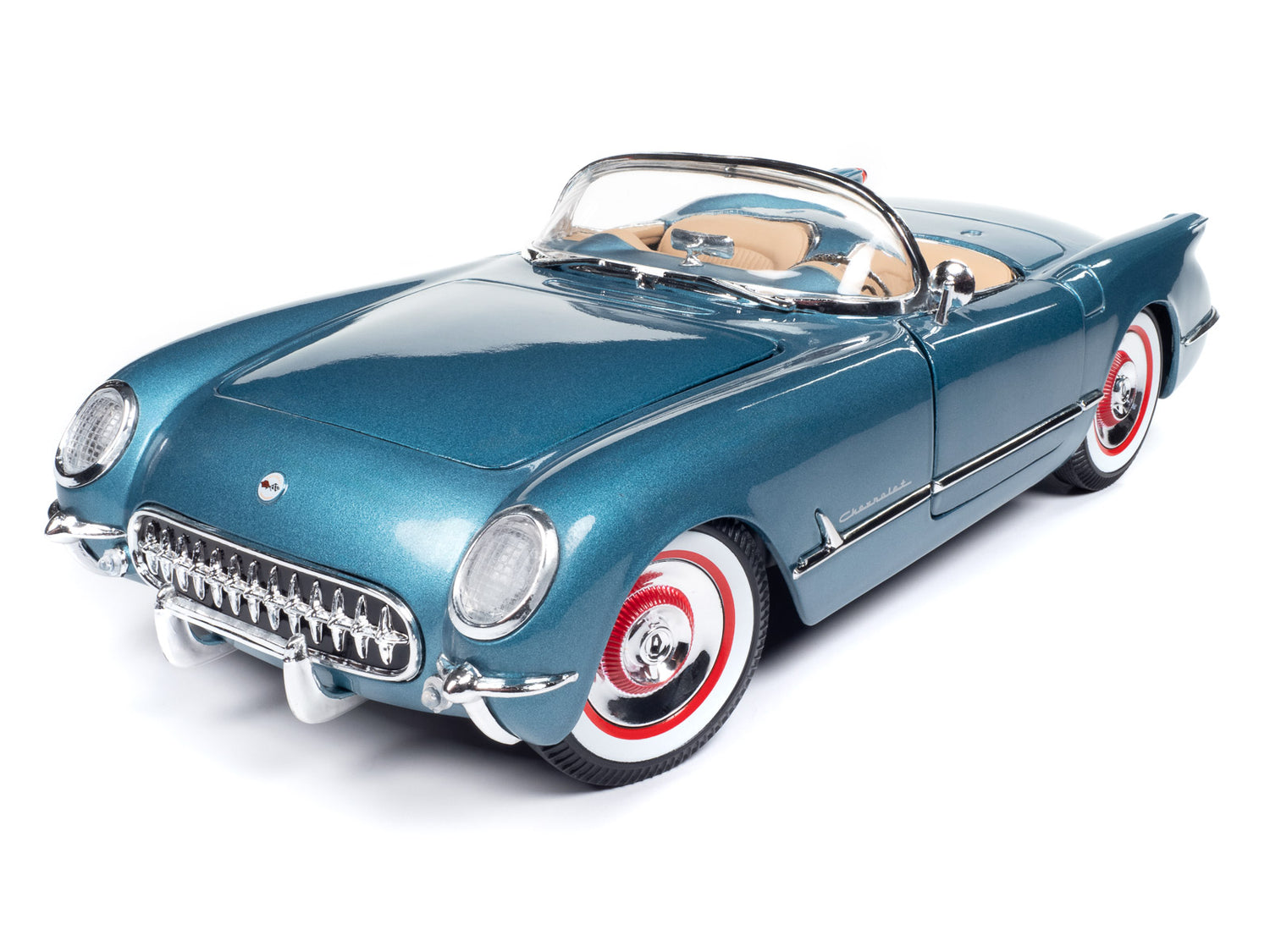 American Muscle 1954 Chevrolet Corvette Convertible 1:18 Scale Diecast - Auto World Store