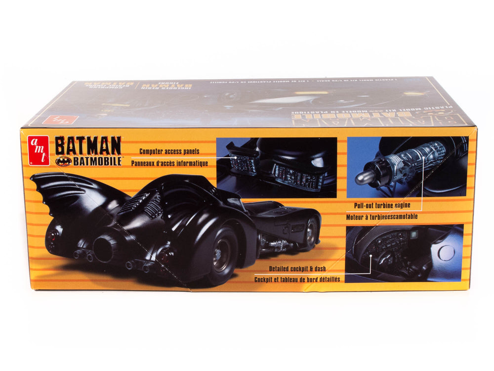 AMT Batman 1989 Batmobile w-Resin Batman Figure 1:25 Scale Model Kit