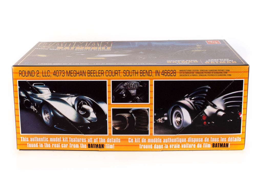 AMT Batman 1989 Batmobile w-Resin Batman Figure 1:25 Scale Model Kit