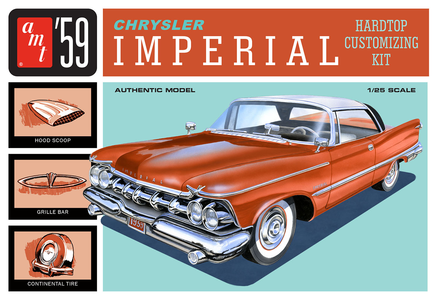 AMT 1959 Chrysler Imperial 1:25 Scale Model Kit