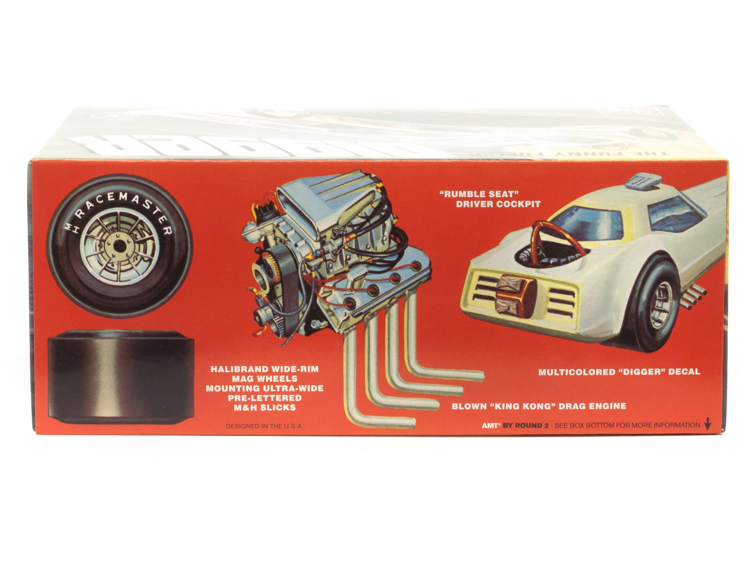 AMT Digger Dragster "Fooler Fueler" 1:25 Scale Model Kit