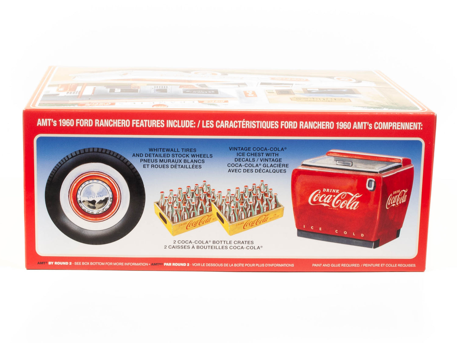 AMT 1960 Ford Ranchero w-Coke Chest (Coca-Cola) 1:25 Scale Model Kit