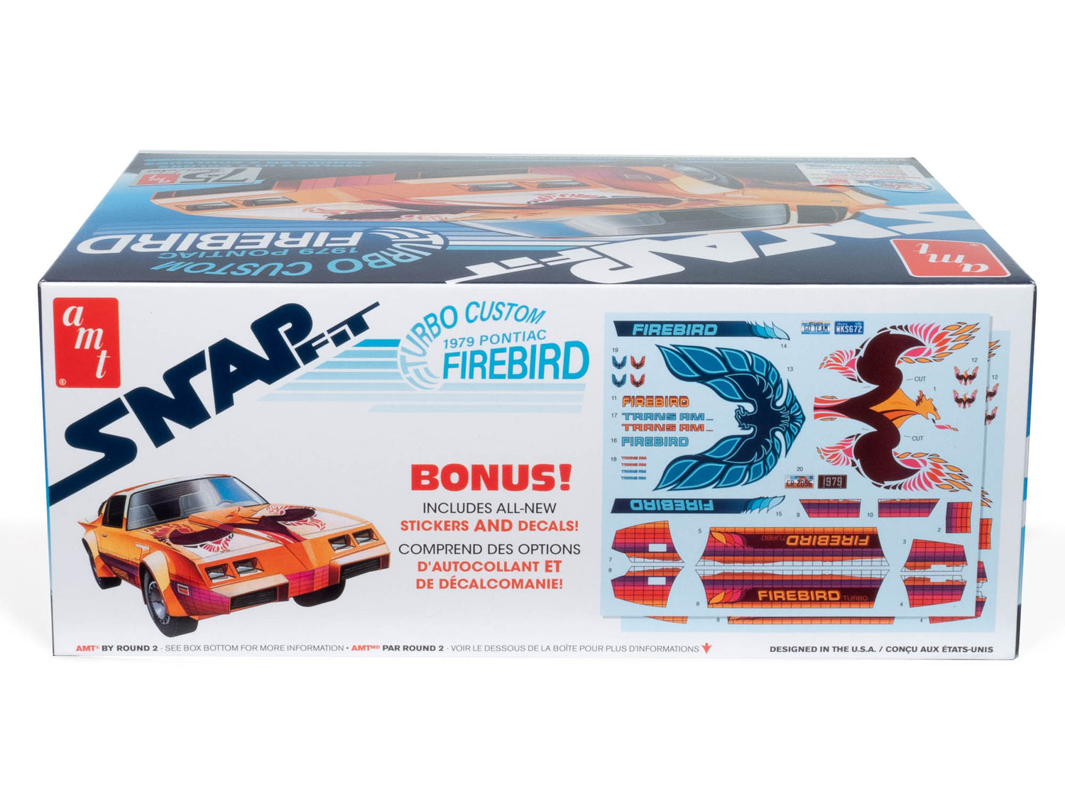 AMT 1979 Pontiac Firebird "Turbo Custom" (Snap) 1:25 Scale Model Kit (SALE 012025)