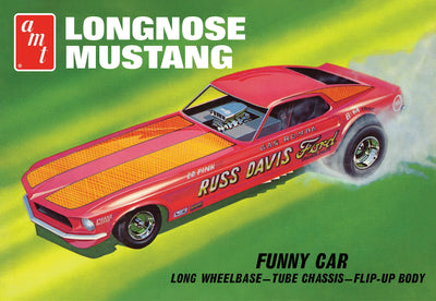 "PRE-ORDER" AMT 1969 Ford Mustang Long Nose Funny Car "Gas Ronda" 1:25 Scale Model Kit (DUE LATE OCTOBER 2025)