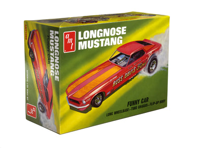 AMT 1969 Ford Mustang Long Nose Funny Car "Gas Ronda" 1:25 Scale Model Kit