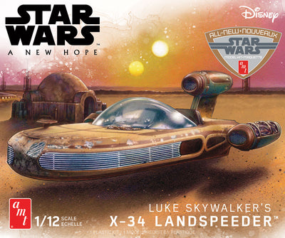 "PRE-ORDER" AMT Star Wars: A New Hope Land Speeder 1:12 Scale Model Kit (DUE LATE JUNE 2026)