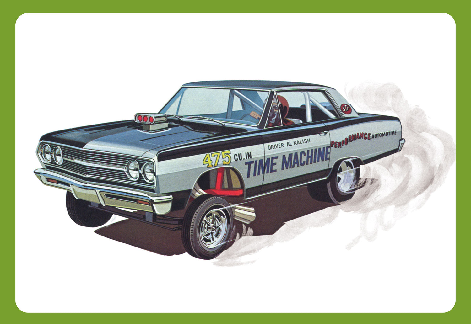 AMT 1965 Chevy Chevelle AWB "Time Machine" 1:25 Scale Model Kit