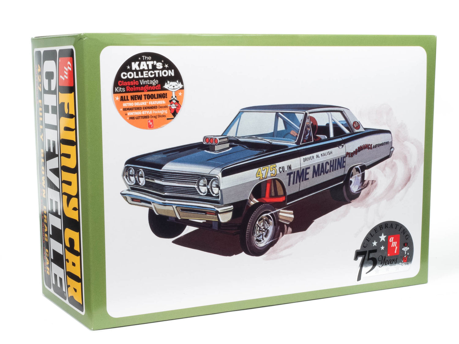 AMT 1965 Chevy Chevelle AWB "Time Machine" 1:25 Scale Model Kit