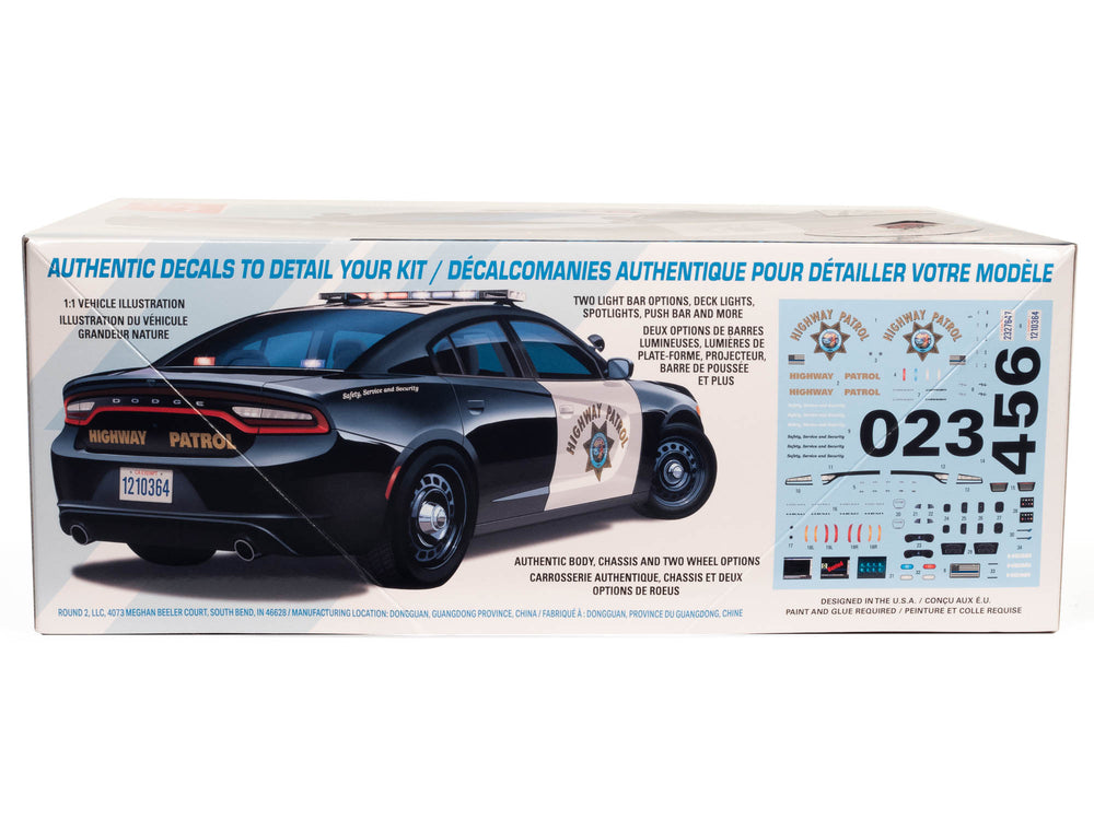 AMT 2021 Dodge Charger Police Pursuit 1:25 Scale Model Kit