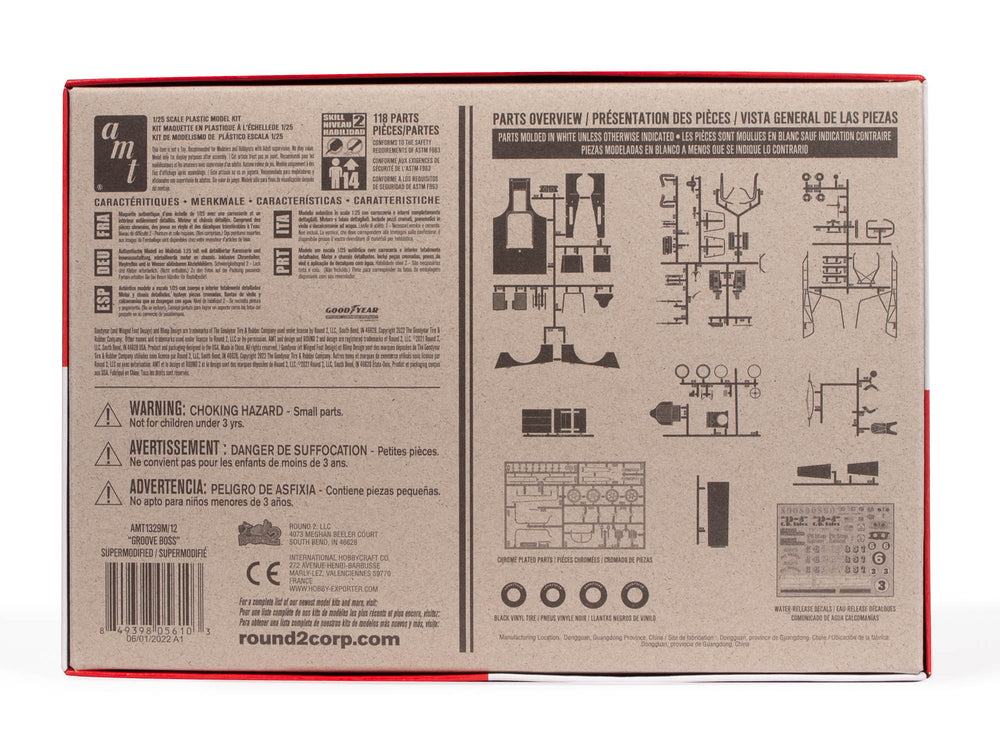 AMT Groove Boss Super Modified 1:25 Scale Model Kit