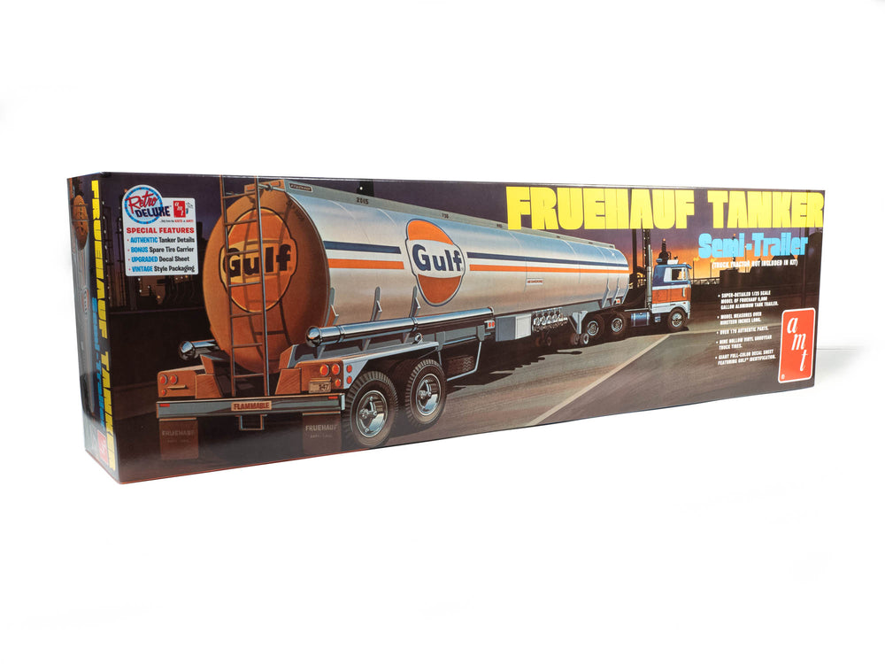 AMT Fruehauf Tanker Gulf 1:25 Scale Model Kit