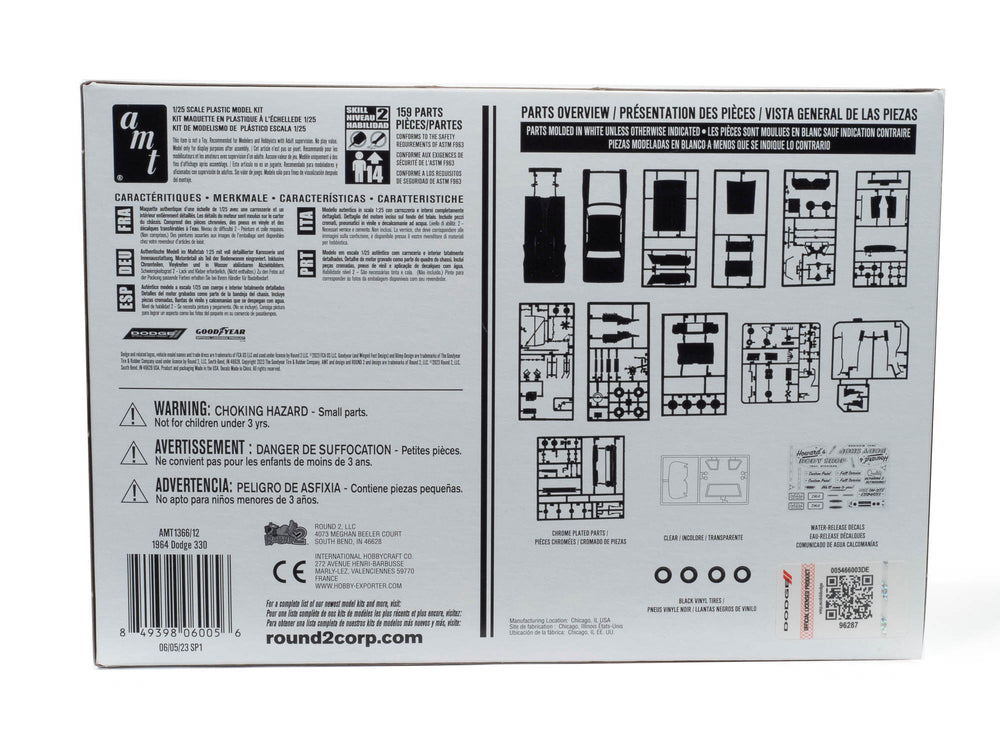 AMT 1964 Dodge 330 1:25 Scale Model Kit