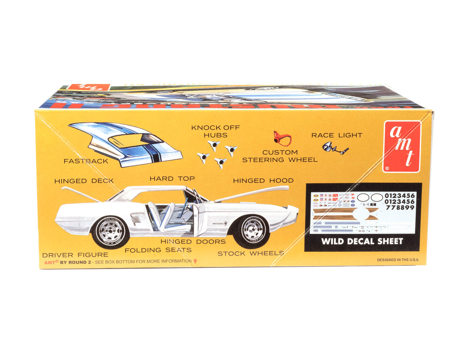 AMT 1963 Ford Mustang II Concept Car 1:25 Scale Model Kit