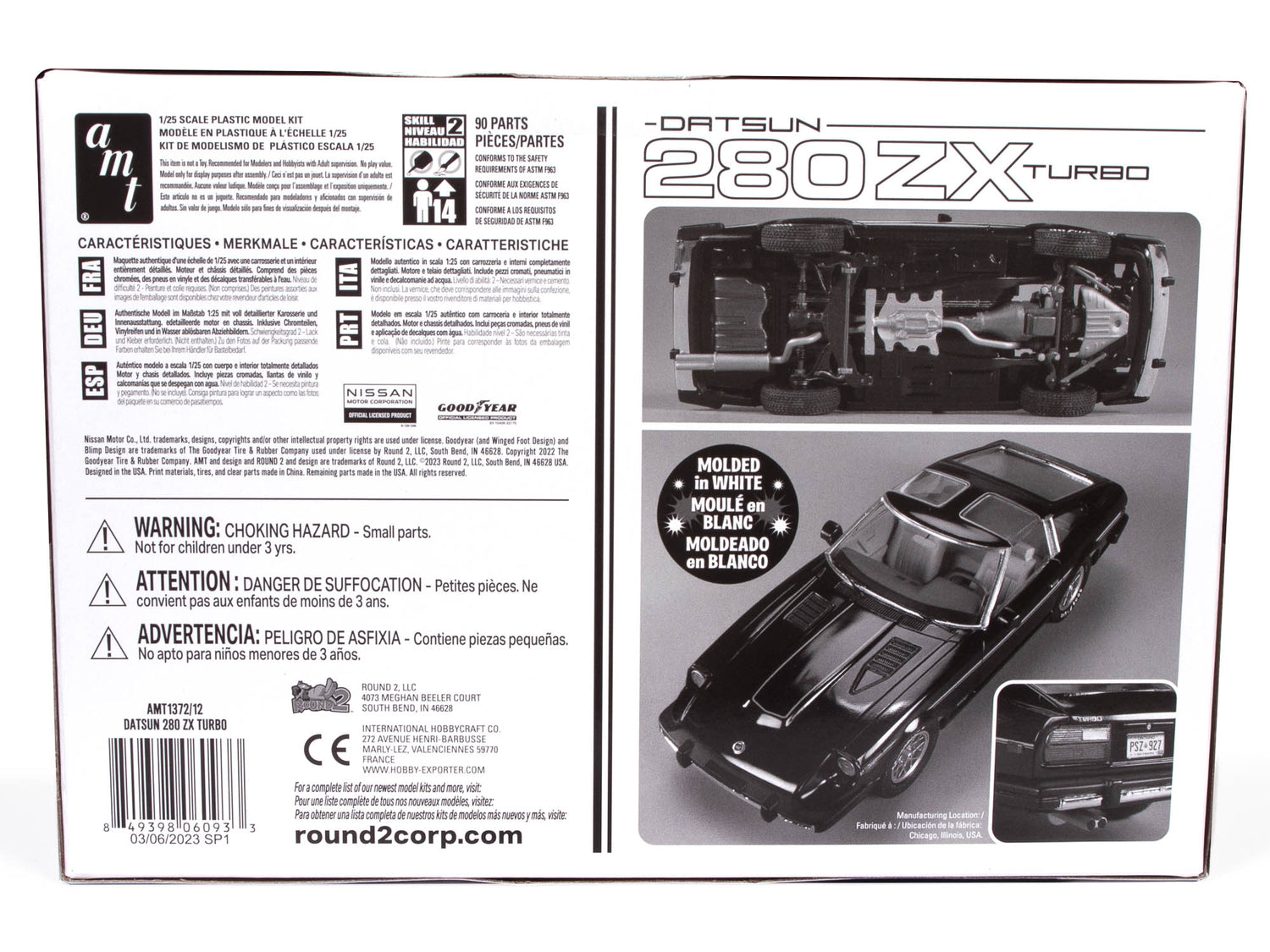 AMT 1981 Datsun 280 ZX Turbo 1:25 Scale Model Kit