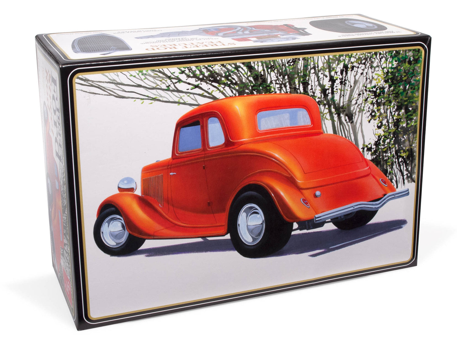 AMT 1934 Ford 5 Window Coupe Street Rod 1 25 Scale Model Kit