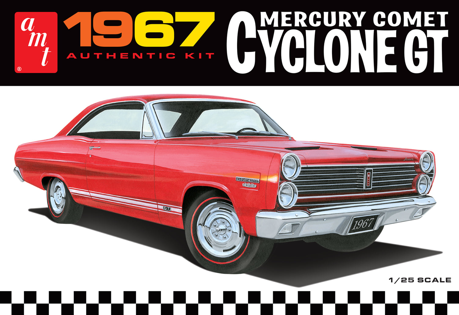 AMT 1967 Mercury Cyclone GT 1:25 Scale Model Kit | Auto World Store