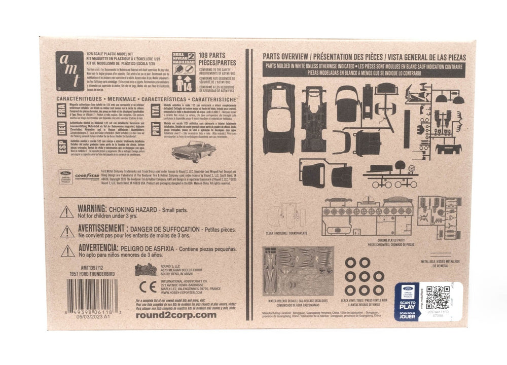 AMT 1957 Ford Thunderbird 1:25 Scale Model Kit