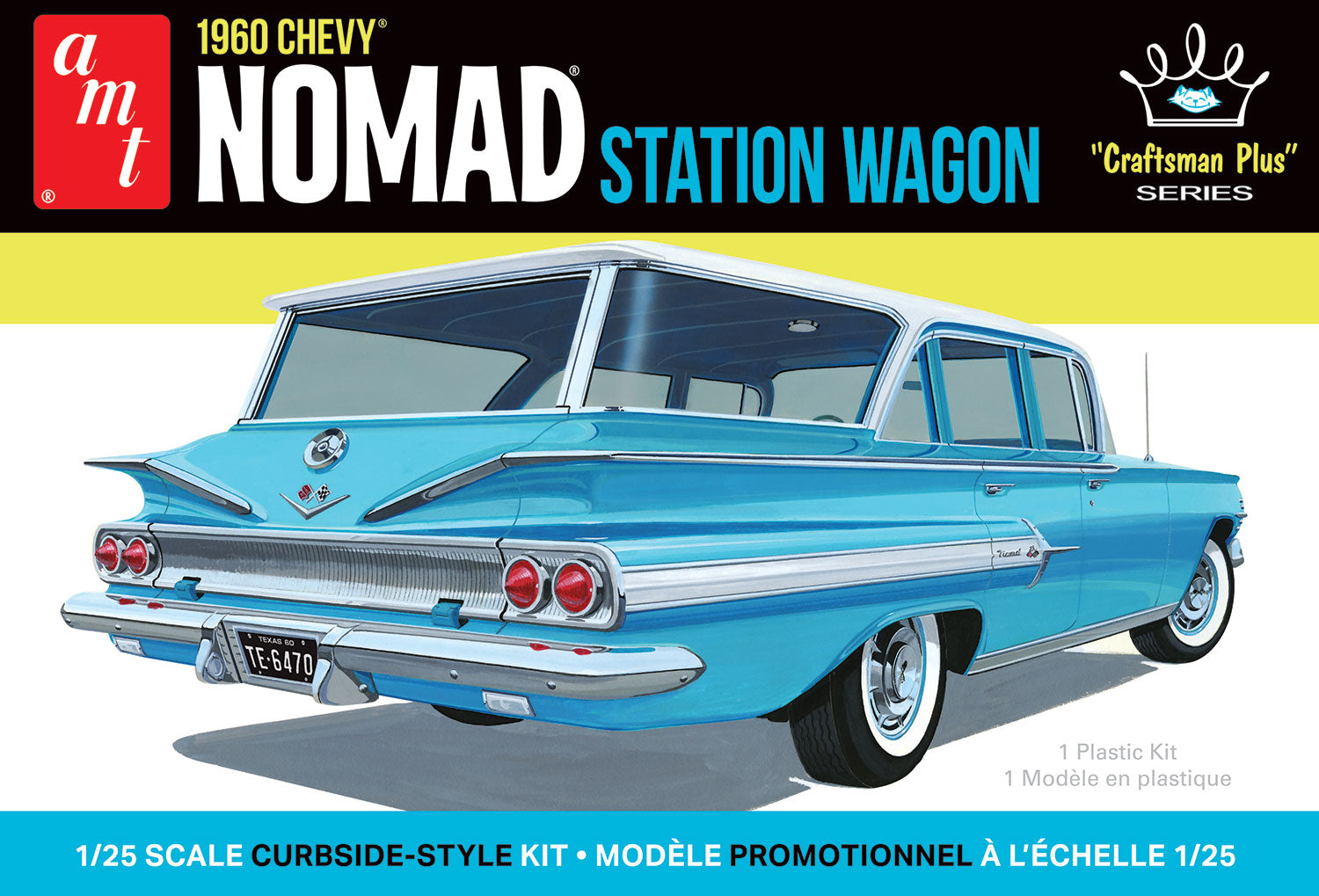 "PRE-ORDER" AMT 1960 Chevrolet Nomad Station Wagon Craftsman Plus 1:25 Scale Model Kit (DUE LATE DECEMBER 2025)